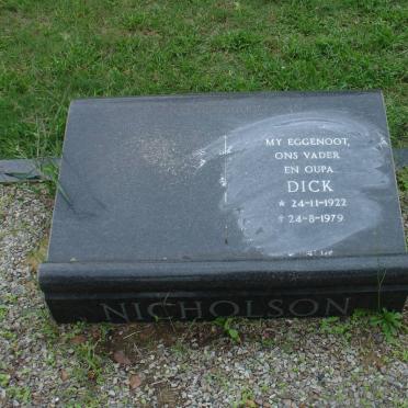 NICHOLSON Dick 1922-1979