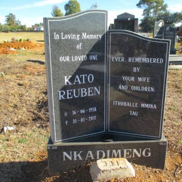NKADIMENG Kato Reuben 1958-2011