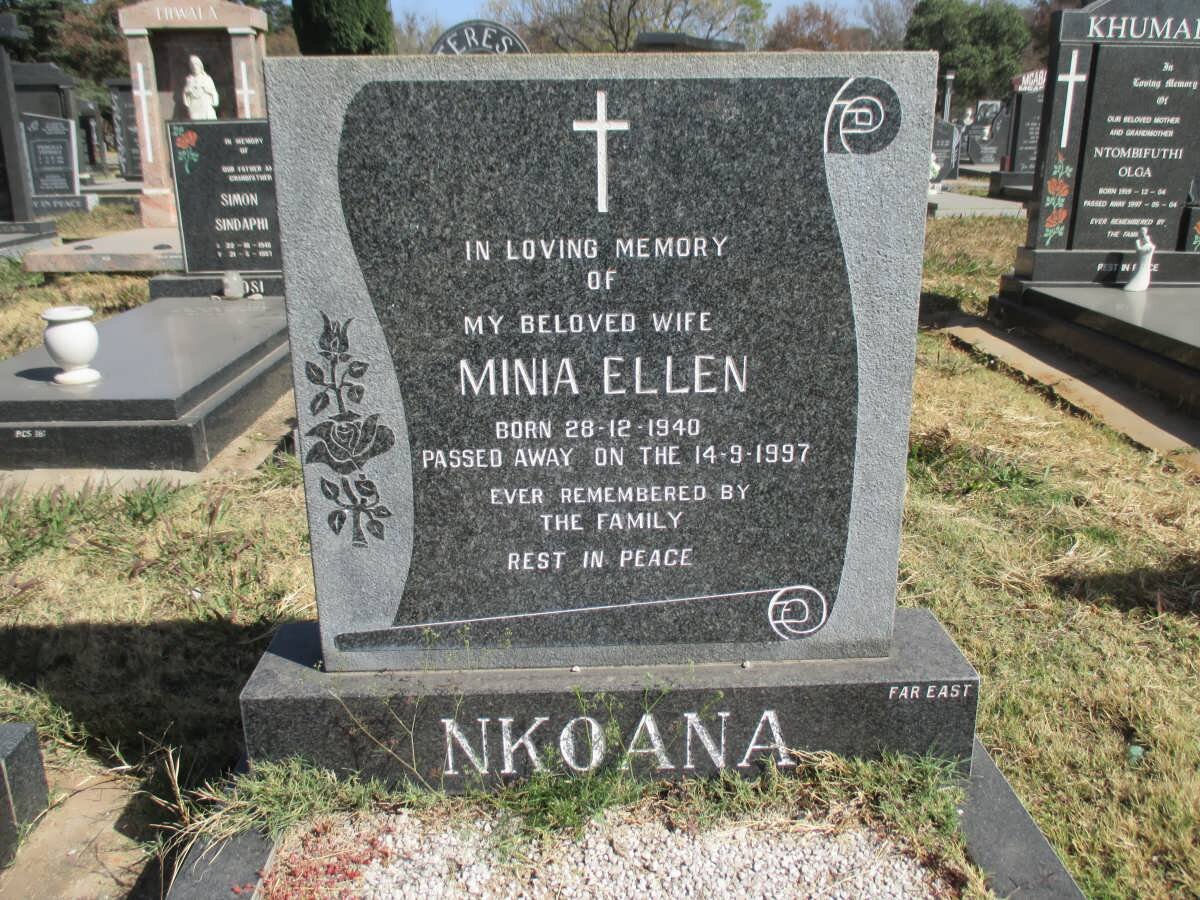 NKOANA Minia Ellen 1940-1997