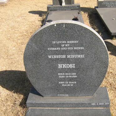 NKOSI Winston Misumzi 1953-1999