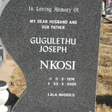 NKOSI Gugulethu Joseph 1974-2005