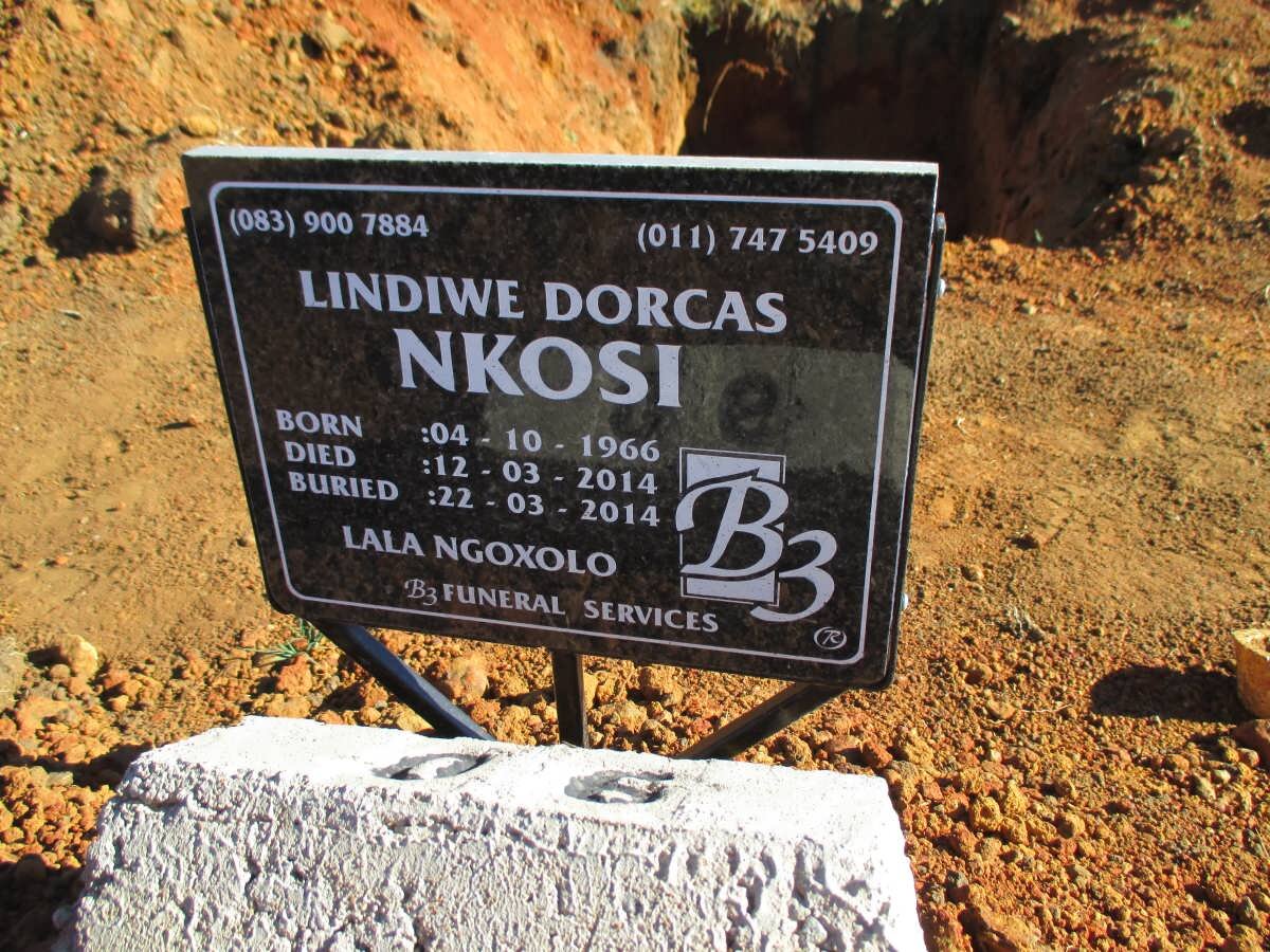 NKOSI Lindiwe Dorcas 1966-2014