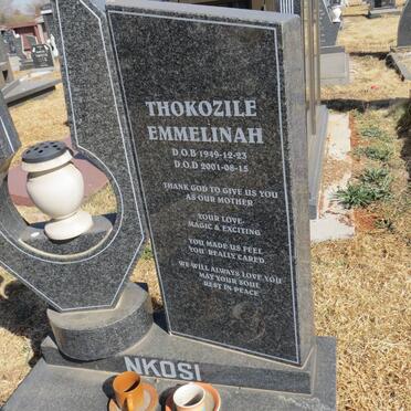 NKOSI Thokozile Emmelinah 1949-2001