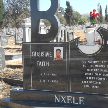 NXELE Busisiwe Faith 1968-2005