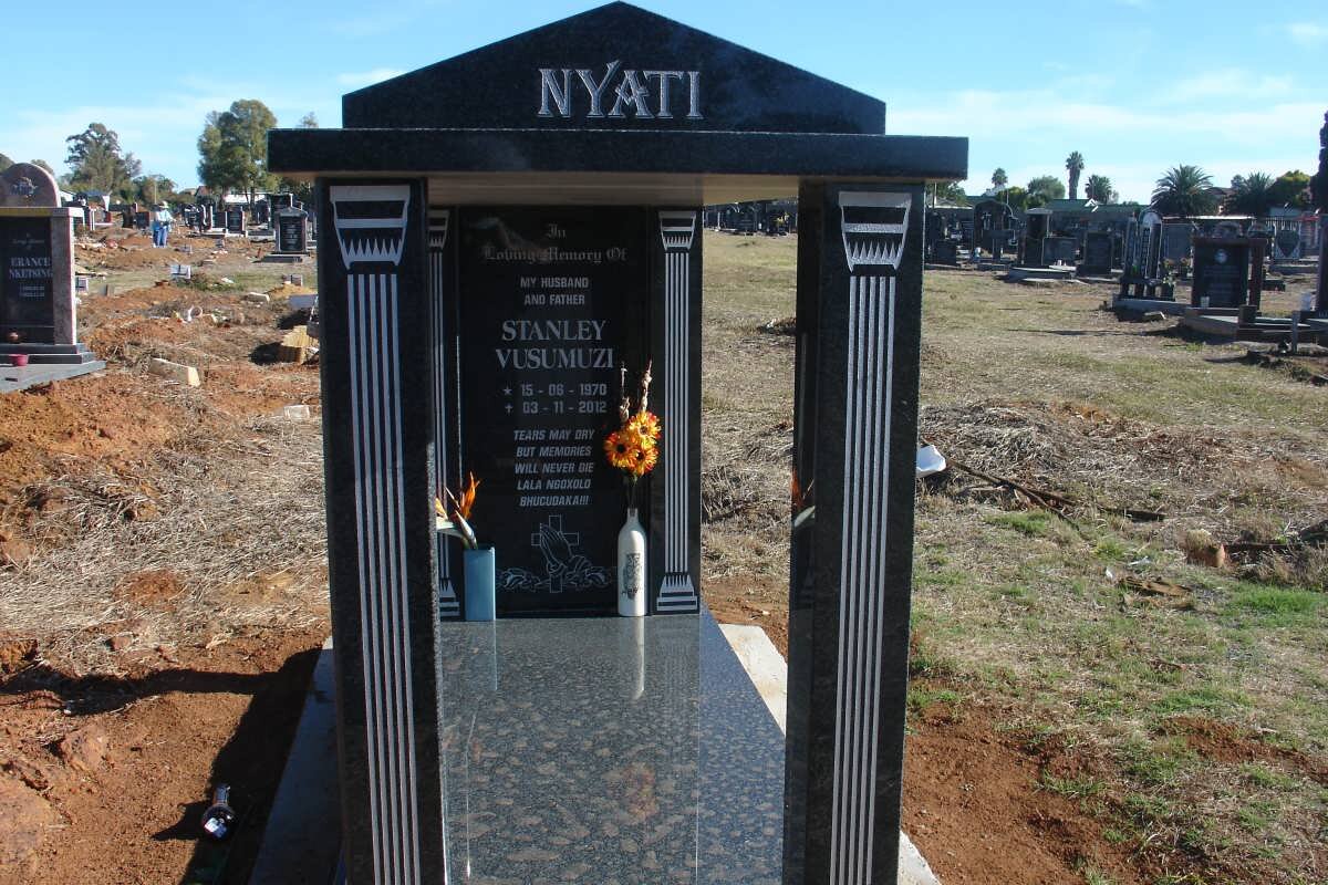 NYATI Stanley Vusumuzi 1970-2012