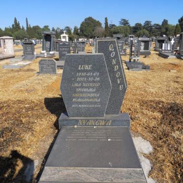 NYANGWA Luke Qondovu 1910-2001