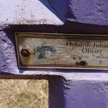 OLIVIER Hendrik Johannes 1950-2015