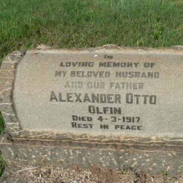 OLFIN Alexander Otto -1917