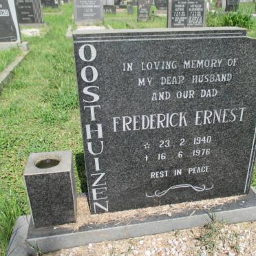 OOSTHUIZEN Frederick Ernest 1940-1976
