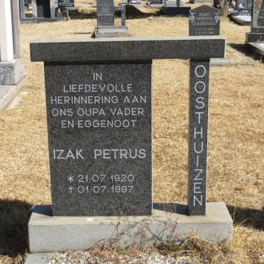 OOSTHUIZEN Izak Petrus 1920-1997