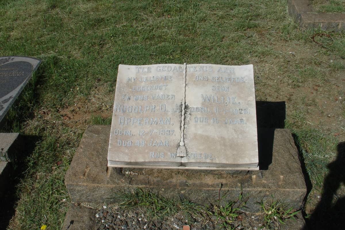 OPPERMAN Rudolph D.J. -1937- :: OPPERMAN Willie -1926