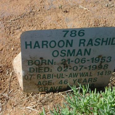 OSMAN Haroon Rashid 1953-1998