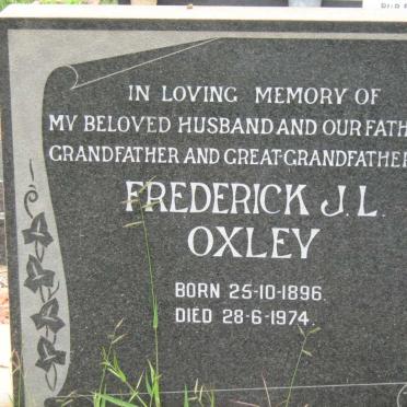 OXLEY Frederick J.L. 1896-1974