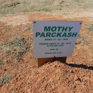PARCKASH Mothy 1964-2012
