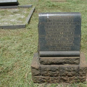 PASSEY Jacobus Stephanus 1924-1945