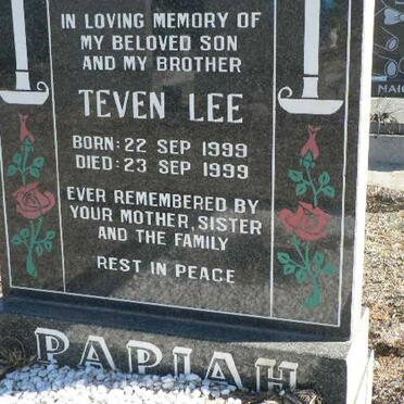 PAPIAH Teven Lee 1999-1999
