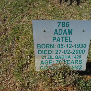 PATEL Adam 1930-2000