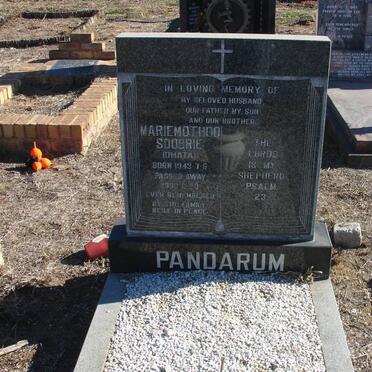 PANDARUM Mariemothoo Soobrie 1943-1996