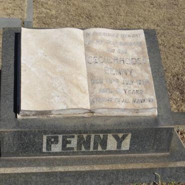 PENNY Cecil Rhodes -1948