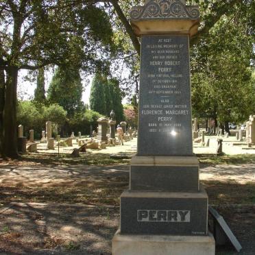 PERRY Henry Robert 1891-1954 &amp; Florence Margaret 1898-19??