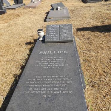 PHILLIPS William D. 1927-2003 &amp; Anna 1935-1997