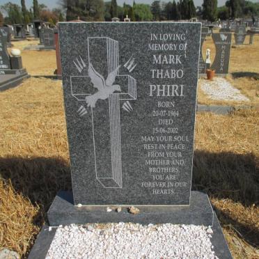 PHIRI Mark Thabo 1964-2002