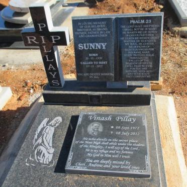 PILLAY Sunny 1930-2012 :: PILLAY Vinash 1972-2012