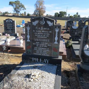 PILLAY Savithree 1941-1993