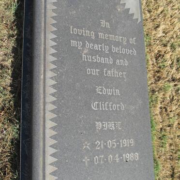 PIKE Edwin Clifford 1919-1988