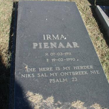 PIENAAR Irma 1911-1990