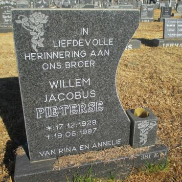 PIETERSE Willem Jacobus 1929-1997