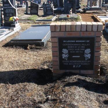 PILLAY Govindammal 1901-2006