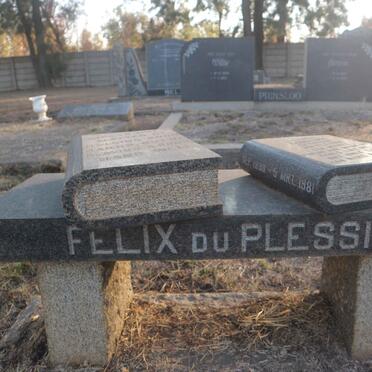 PLESSIS Felix, du &amp; Catharina Gertruida MAREE 1898-1981