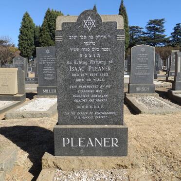 PLEANER Isaac -1953