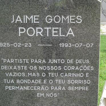 PORTELA Jaime Gomes 1925-1993