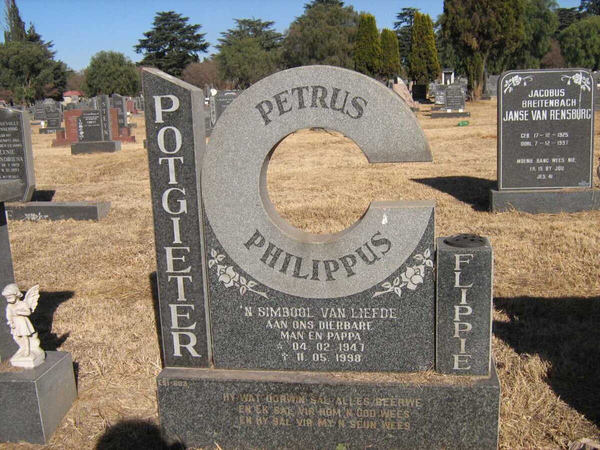 POTGIETER Petrus Philippus 1947-1998
