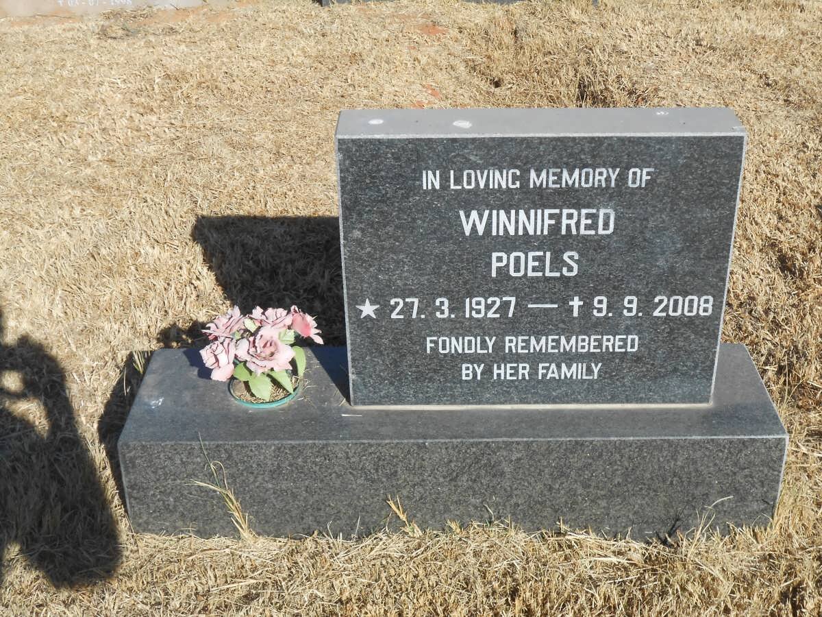 POELS Winnifred 1927-2008