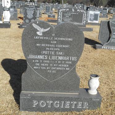 POTGIETER Johannes Libenhartus 1950-1998