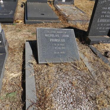 PRINSLOO Nicholas John 1942-1991