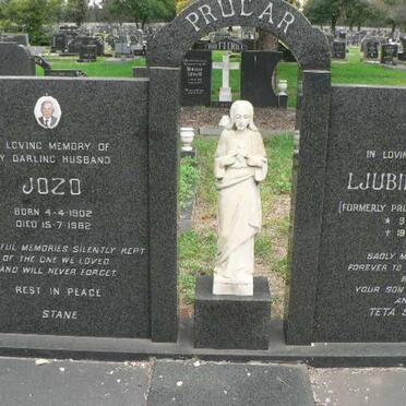 PRUCAR Jozo 1902-1982 :: GREIF Ljubica formerly PRUCAR nee LISICA 1923-1991