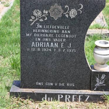 PREEZ Adriaan E.J., du 1924-1975