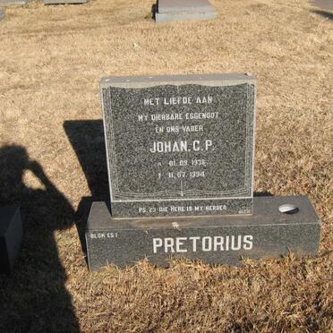 PRETORIUS Johan C.P. 1938-1994