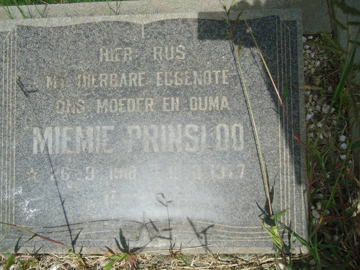 PRINSLOO Miemie 1918-1977