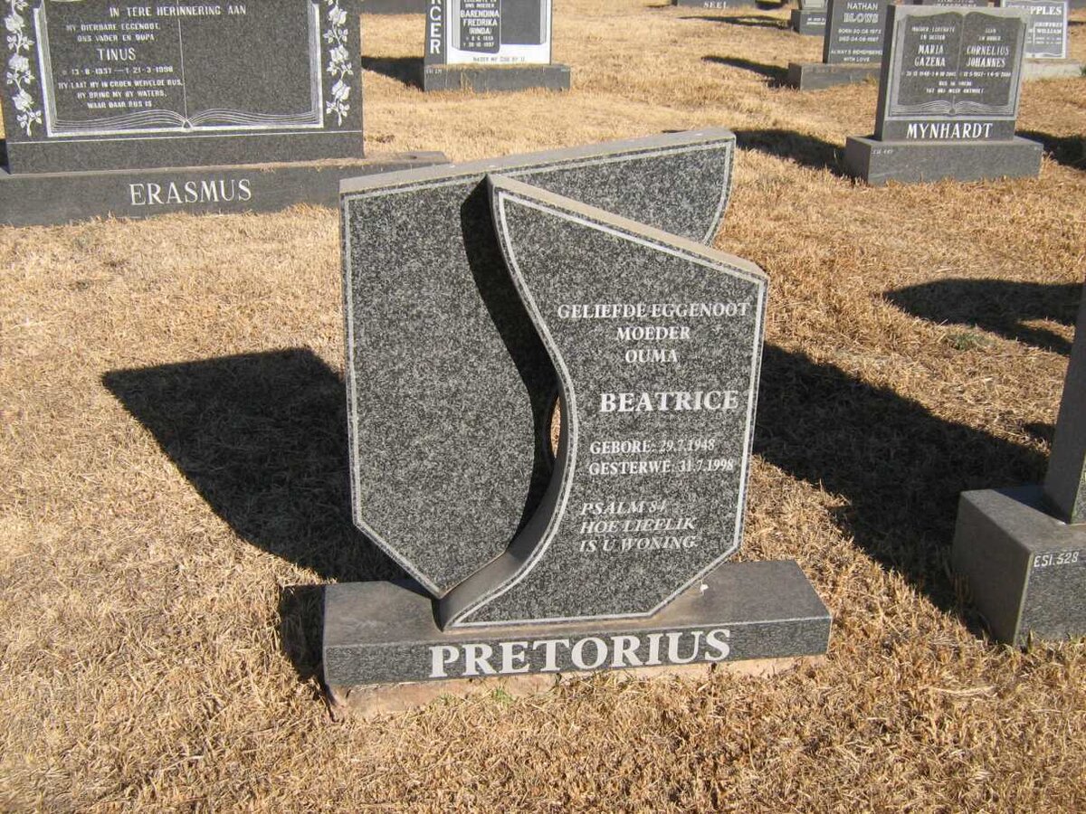 PRETORIUS Beatrice 1948-1998