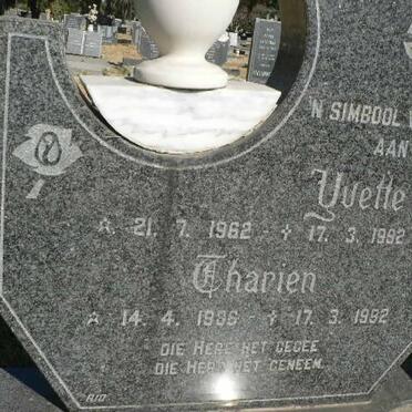 PRINSLOO Yvette 1962-1992 :: Tharien 1986-1992