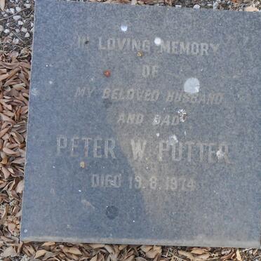 PUTTER Peter W. -1974