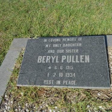 PULLEN Beryl 1915-1934