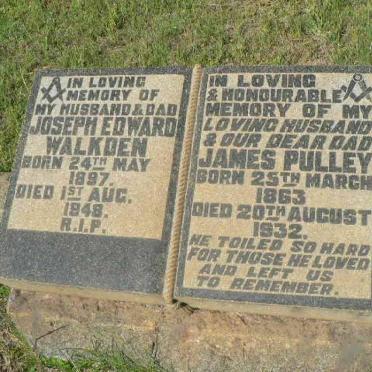 PULLEY James 1863-1932 :: WALKDEN Joseph Edward 1897-1948