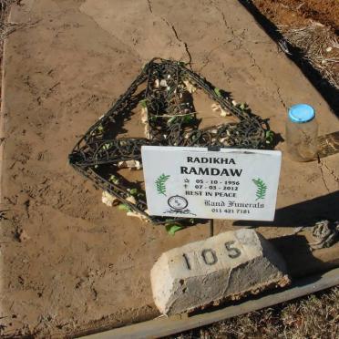 RAMDAW Radikha 1956-2012