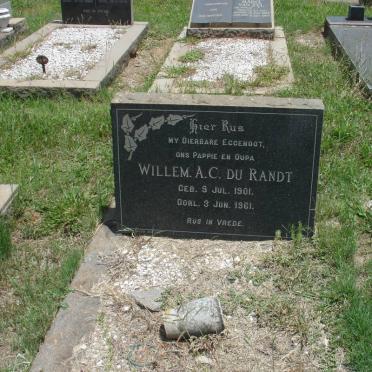RANDT Willem A.C., du 1901-1961